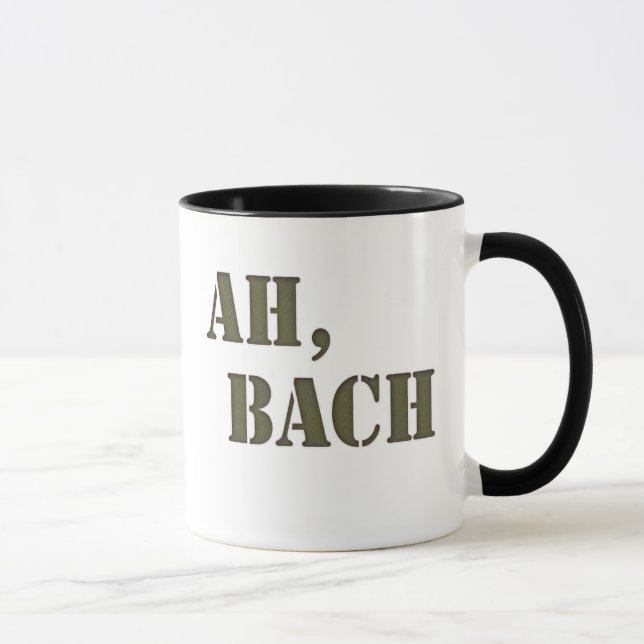 Ah Bach Mug (Right)