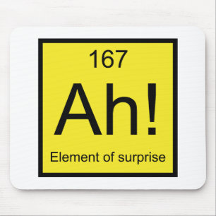 Ah! Element of Surprise Mouse Pad