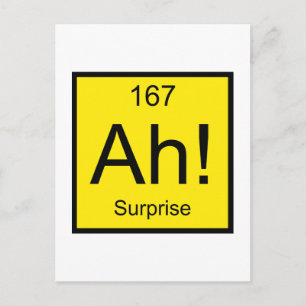Ah! Element of Surprise Postcard