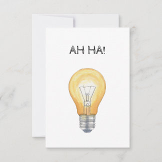 Ah Ha! Thank You Card