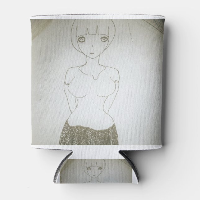 ah melissa what do you want can cooler (Front)