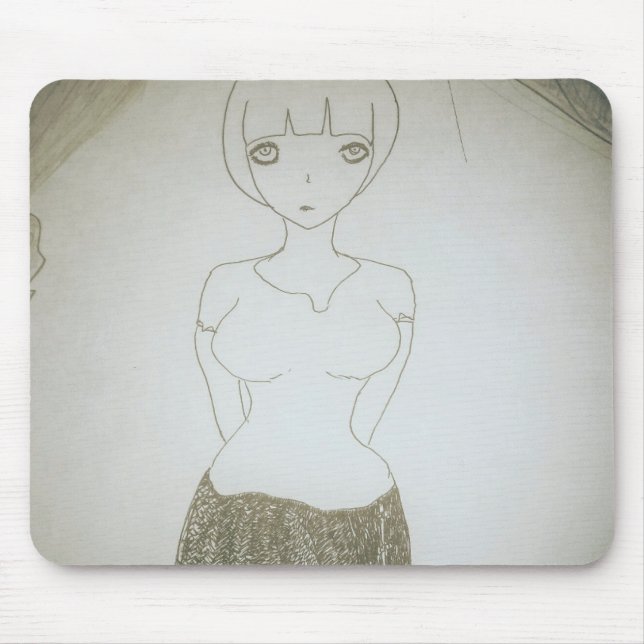 ah melissa what do you want mouse pad (Front)