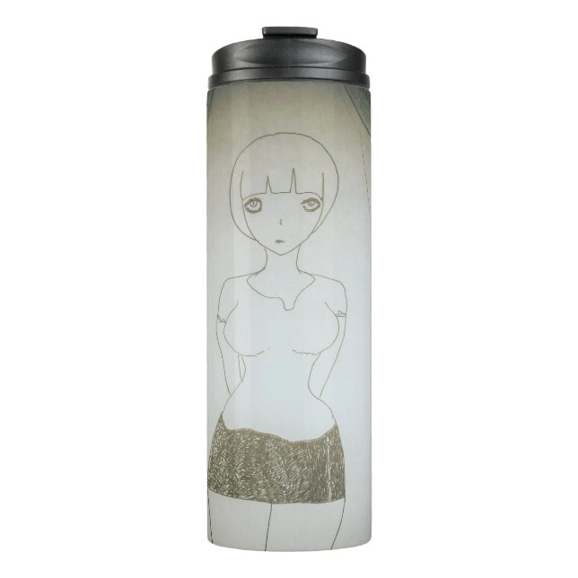 ah melissa what do you want thermal tumbler (Front)