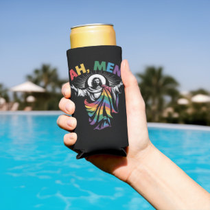 Ah Men Funny LGBT Gay Pride Seltzer Can Cooler