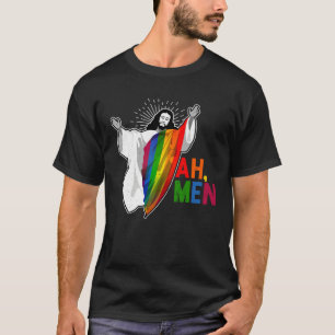 Ah Men Pride Month Human Rights Proud Ally Queer L T-Shirt