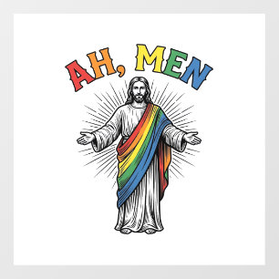 Ah Men Rainbow Religious Vintage