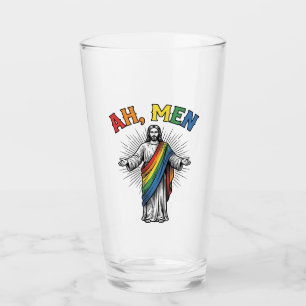 Ah Men Rainbow Religious Vintage Glass