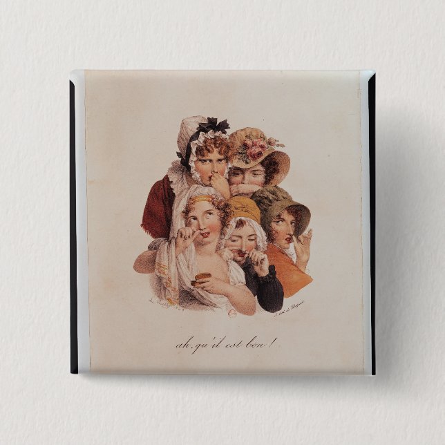 Ah! Qu'il est Bon! 15 Cm Square Badge (Front)