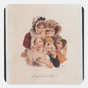 Ah! Qu'il est Bon! Square Sticker