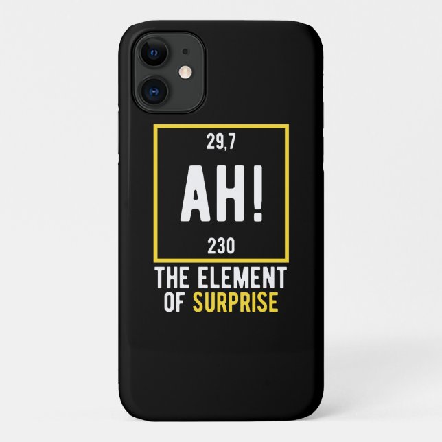 Ah The Element of Surprise Case-Mate iPhone Case (Back)