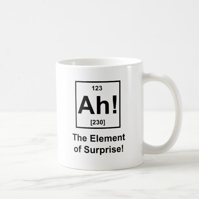 Ah! The Element of Surprise Coffee Mug (Right)