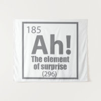 Ah! The Element of Surprise Funny Chemistry Joke