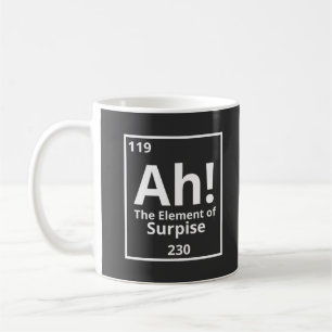 ah the element of surprise funny periodic table coffee mug