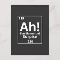 ah the element of surprise funny periodic table
