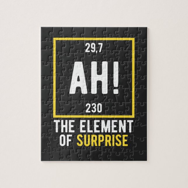 Ah The Element of Surprise Jigsaw Puzzle (Vertical)