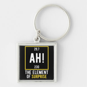 Ah The Element of Surprise Key Ring