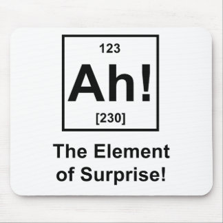 Ah! The Element of Surprise Mouse Pad