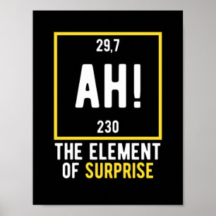 Ah The Element of Surprise Poster