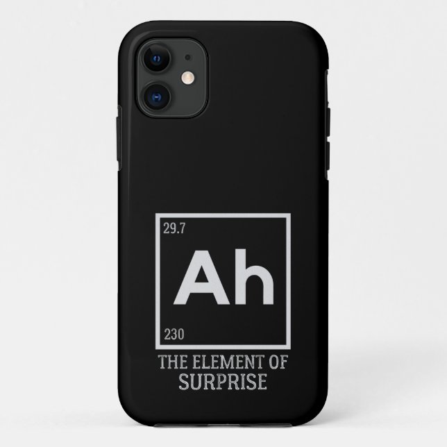 Ah the element of surprises Case-Mate iPhone case (Back)