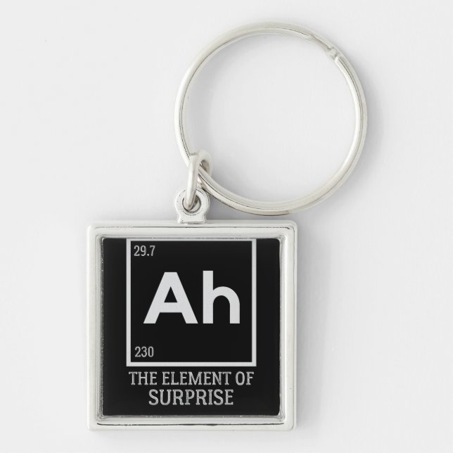 Ah the element of surprises key ring (Front)