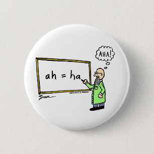 Aha! Cartoon Button