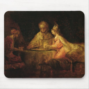 Ahasuerus , Haman and Esther, c.1660 Mouse Pad