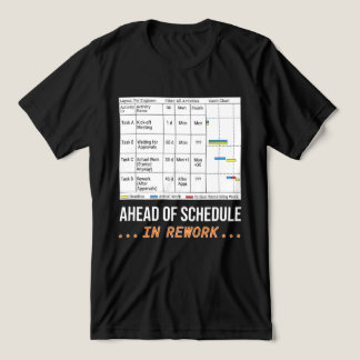 Ahead of Schedule… But Only in Rework! Tri-Blend Shirt