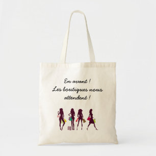 Ahead! The shops expect us! Tote Bag