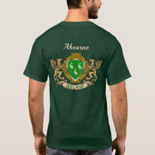 Ahearne Irish Shield & Griffins Personalised T-Shirt