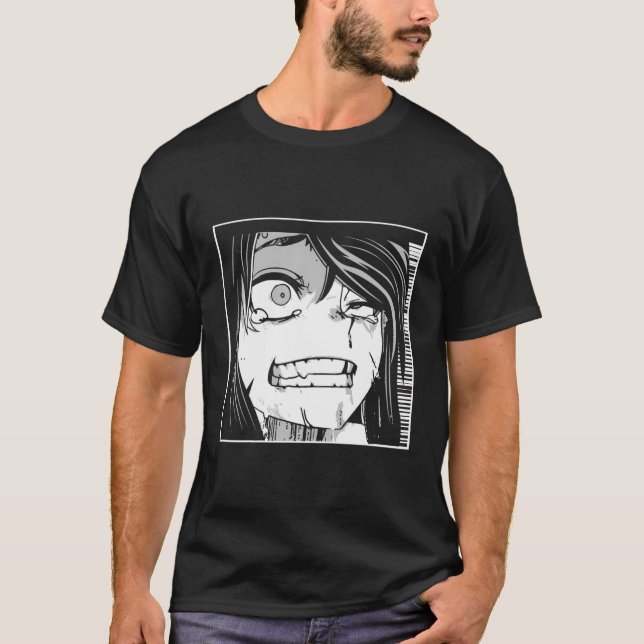 Ahegao Anime T-Shirt (Front)