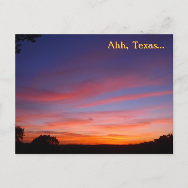 Ahh, Texas... Postcard (Front)