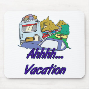 Ahh Vacation Camping Mouse Pad