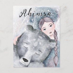 Ahimsa Holiday Postcard