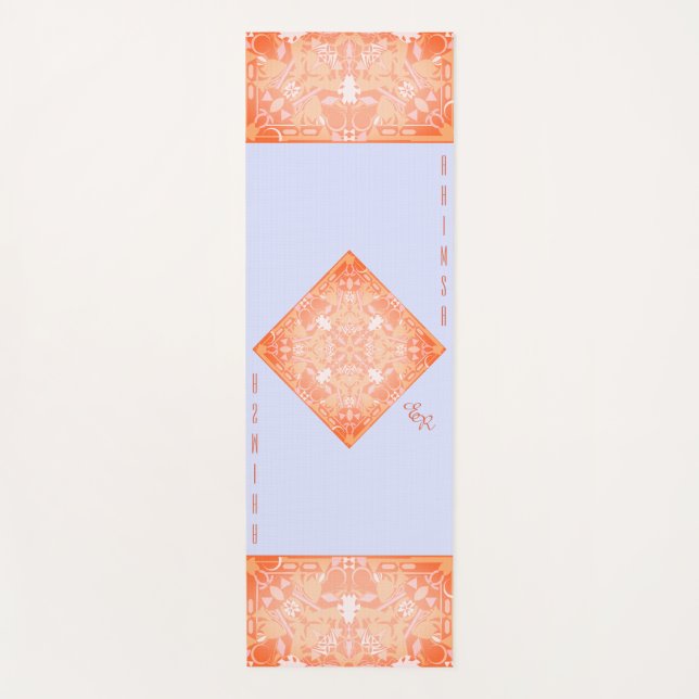 Ahimsa Personalised Yoga Mat (Front)