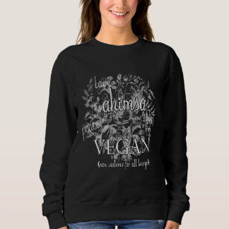 Ahimsa = Vegan Relaxed Fit Sweatshirt