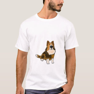 AHL- Sheltie Dog Cartoon Shirt