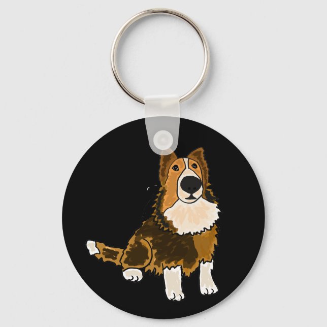 AHL- Shetland Sheepdog Keychain (Front)