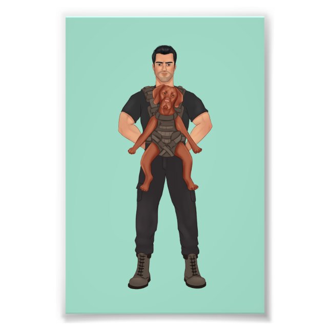 Ahmed and Nemi wall art (Front)