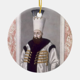 Ahmed III (1673-1736) Sultan 1703-30, from 'A Seri Ceramic Ornament