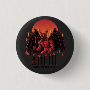 Ahool Vietnamese Night Flyers Cryptid 3 Cm Round Badge