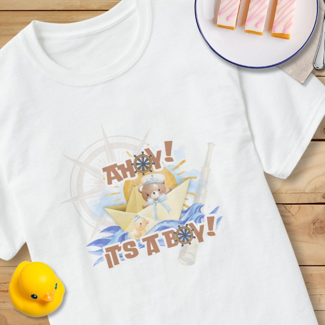 Ahoy! Baby Boy Shower T-Shirts (Creator Uploaded)