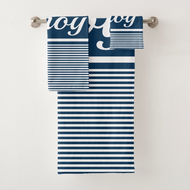 Ahoy Bath Towel Set (Insitu)