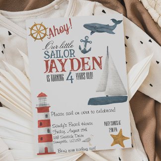 Ahoy! Invitation