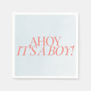 Ahoy It’s a Boy Baby Shower Napkins
