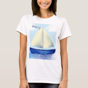 Ahoy It’s a Boy Mum‑to‑Be T-Shirt