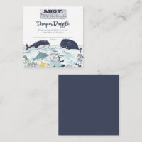 Ahoy It's A Boy Baby Shower Diaper Raffle