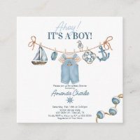 Ahoy It's a Boy Baby Shower