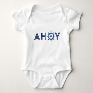 Ahoy It's A Boy Baby t-shirt Baby Bodysuit