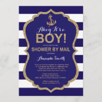 Ahoy it's a Boy! Nautical Baby Shower by mail
