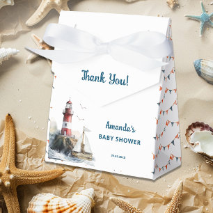 Ahoy It's a Boy Nautical Baby Shower Favour Box